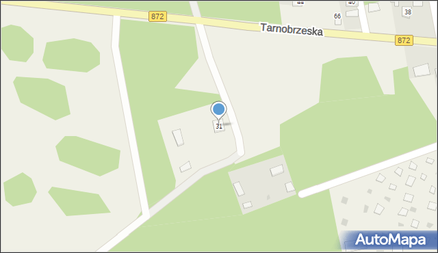Bojanów, Tarnobrzeska, 31, mapa Bojanów