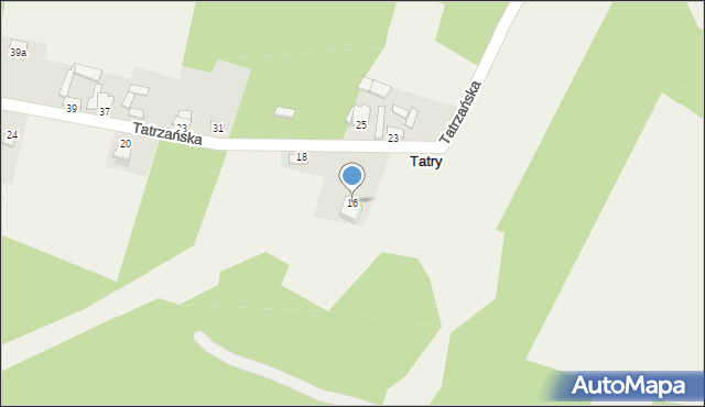 Brody, Tatrzańska, 16, mapa Brody