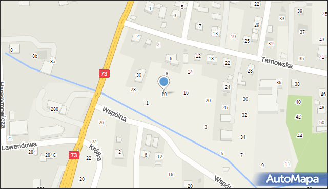 Brzozówka, Tarnowska, 10, mapa Brzozówka