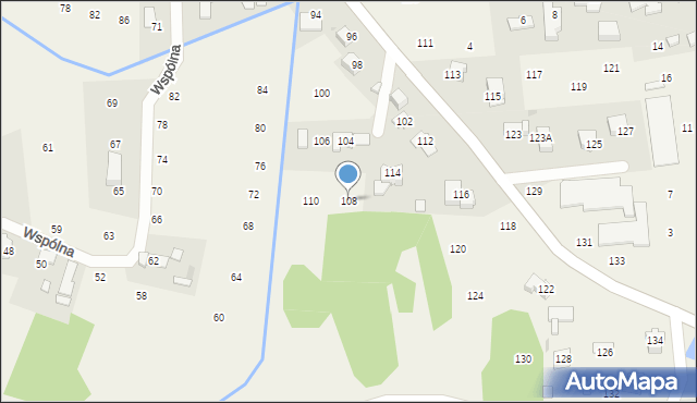 Brzozówka, Tarnowska, 108, mapa Brzozówka