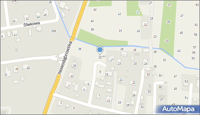 Brzozówka, Tarnowska, 11, mapa Brzozówka