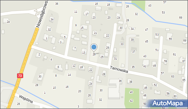 Brzozówka, Tarnowska, 19, mapa Brzozówka