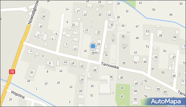 Brzozówka, Tarnowska, 25, mapa Brzozówka