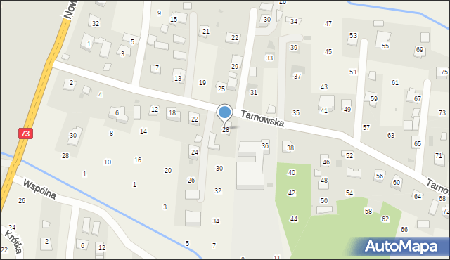 Brzozówka, Tarnowska, 28, mapa Brzozówka