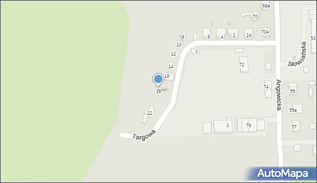Chojnice, Targowa, 18, mapa Chojnic