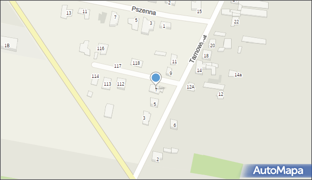 Czempiń, Tarnowska, 7, mapa Czempiń