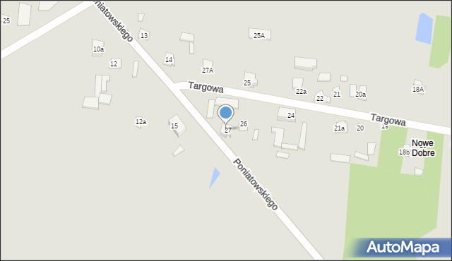 Dobre, Targowa, 27B, mapa Dobre