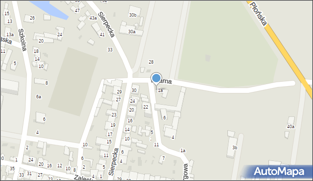 Drobin, Targowa, 8, mapa Drobin