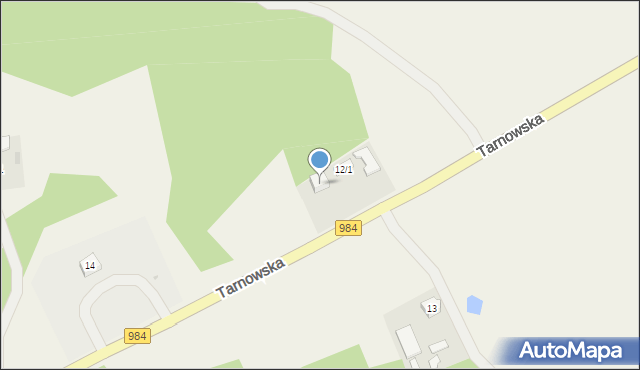 Dulcza Wielka, Tarnowska, 12/2, mapa Dulcza Wielka