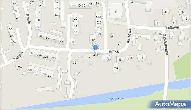 Gdańsk, Tamka, 43a, mapa Gdańska