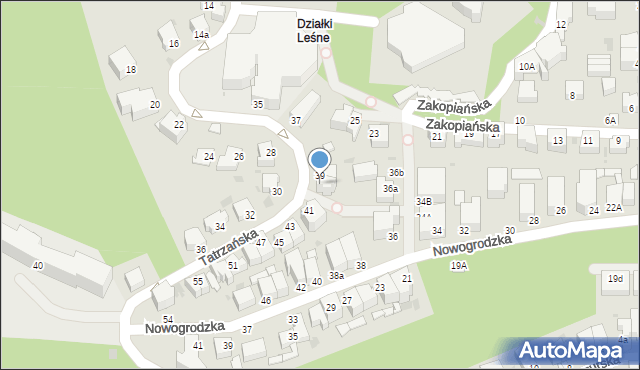 Gdynia, Tatrzańska, 39A, mapa Gdyni