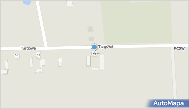 Grabów, Targowa, 29, mapa Grabów
