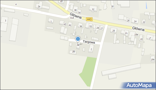 Grodziec, Targowa, 2a, mapa Grodziec