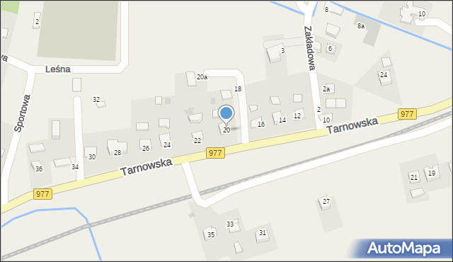 Gromnik, Tarnowska, 20, mapa Gromnik