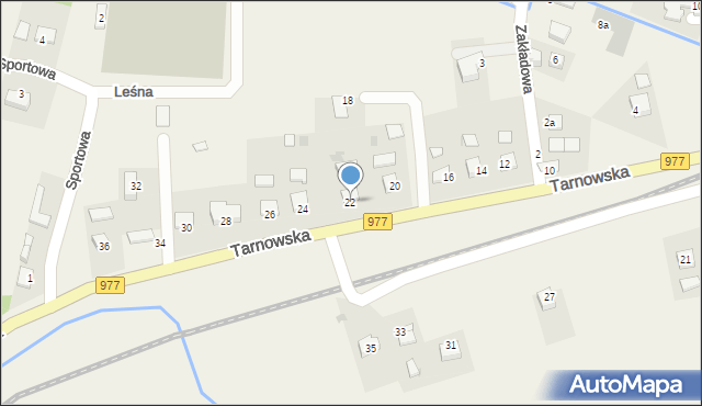 Gromnik, Tarnowska, 22, mapa Gromnik