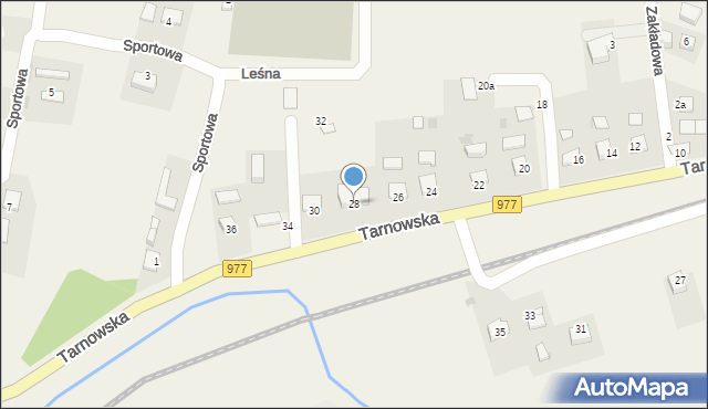 Gromnik, Tarnowska, 28, mapa Gromnik