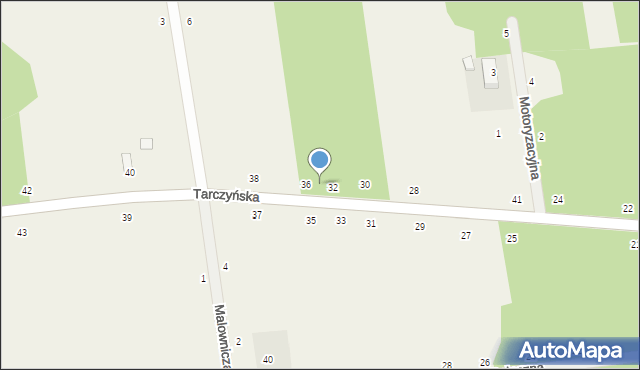 Grzegorzewice, Tarczyńska, 34, mapa Grzegorzewice