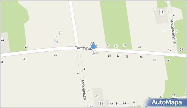 Grzegorzewice, Tarczyńska, 37, mapa Grzegorzewice