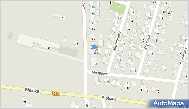 Hajnówka, Targowa, 46, mapa Hajnówka