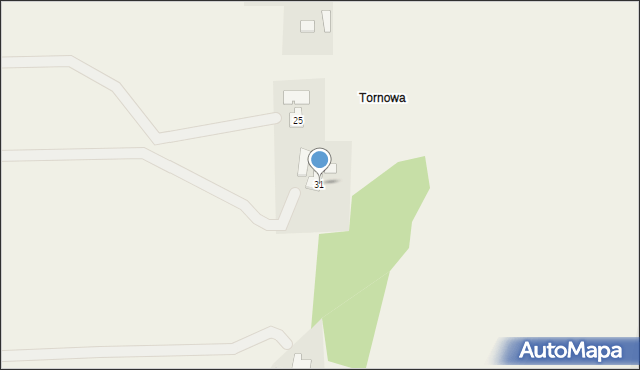 Iskrzyczyn, Tarnawa, 31, mapa Iskrzyczyn