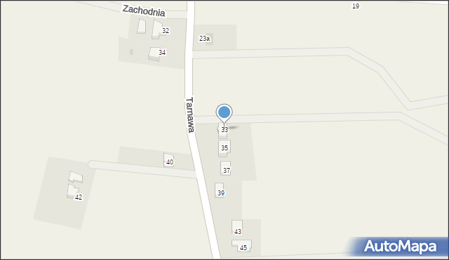 Iskrzyczyn, Tarnawa, 33, mapa Iskrzyczyn