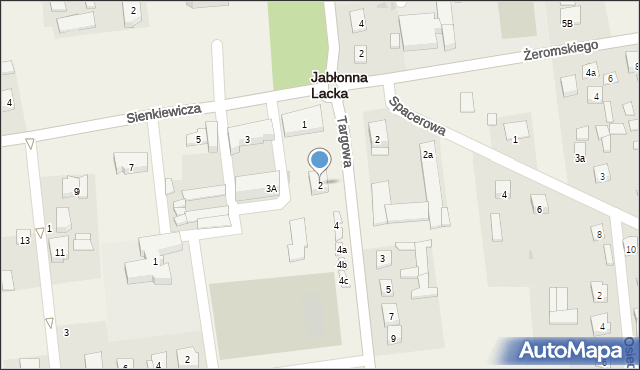 Jabłonna Lacka, Targowa, 2, mapa Jabłonna Lacka