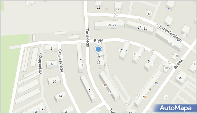 Jelcz-Laskowice, Tańskiego Tadeusza, 16, mapa Jelcz-Laskowice