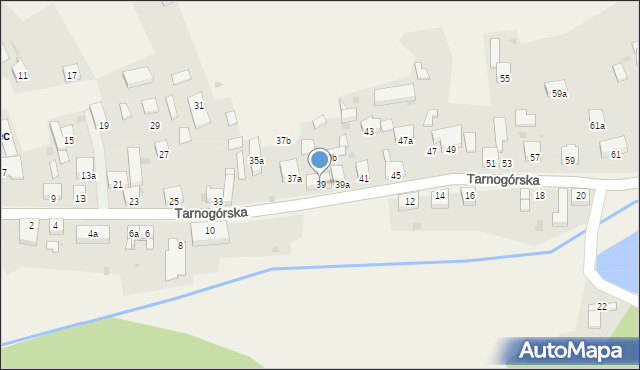 Kamieniec, Tarnogórska, 39, mapa Kamieniec