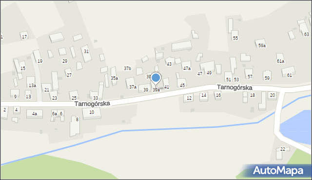 Kamieniec, Tarnogórska, 39a, mapa Kamieniec