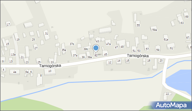 Kamieniec, Tarnogórska, 41, mapa Kamieniec