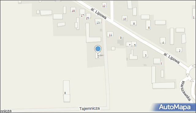 Karpin, Tajemnicza, 2, mapa Karpin