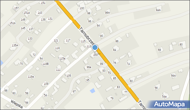 Kolbuszowa Dolna, Tarnobrzeska, 101, mapa Kolbuszowa Dolna