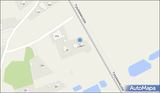 Kolbuszowa Dolna, Tarnobrzeska, 118A, mapa Kolbuszowa Dolna