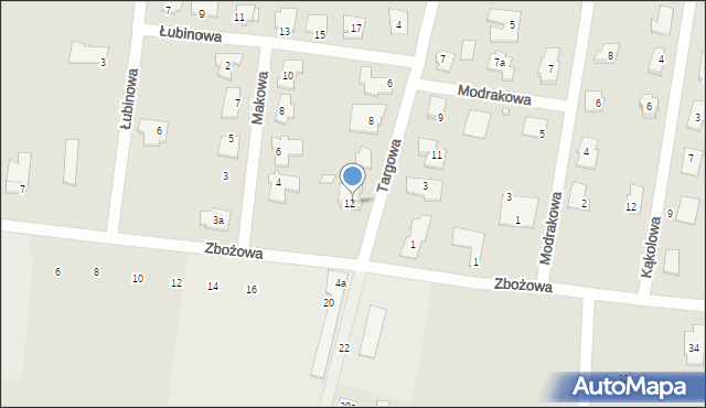 Koronowo, Targowa, 14, mapa Koronowo