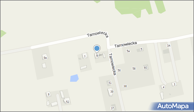 Kościelec, Tarnowiecka, 6, mapa Kościelec