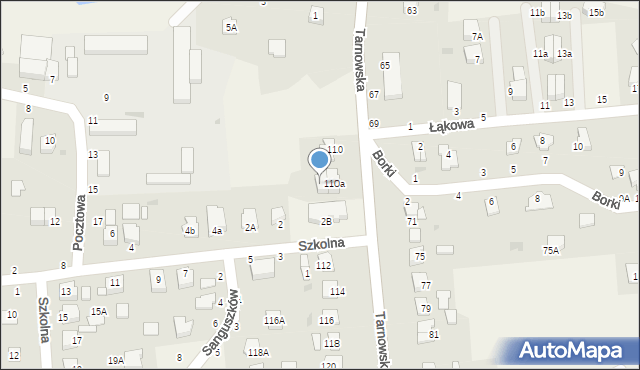 Koszyce Wielkie, Tarnowska, 2c, mapa Koszyce Wielkie