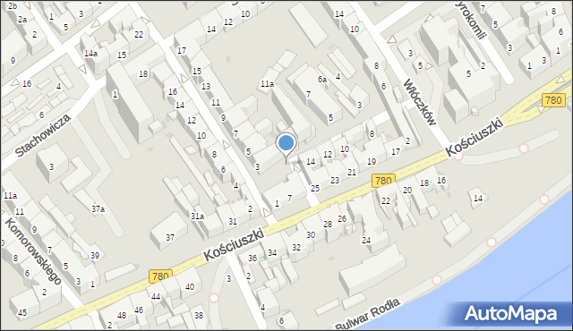 Kraków, Tatarska, 11l, mapa Krakowa