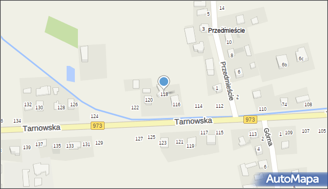 Łęg Tarnowski, Tarnowska, 118, mapa Łęg Tarnowski