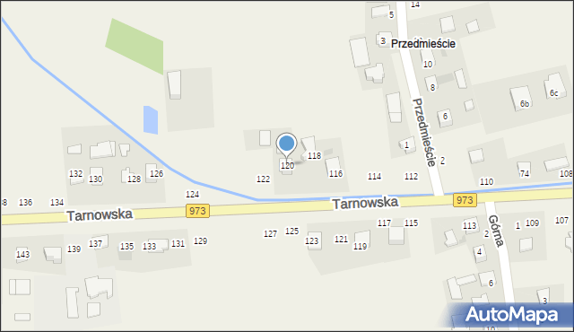 Łęg Tarnowski, Tarnowska, 120, mapa Łęg Tarnowski