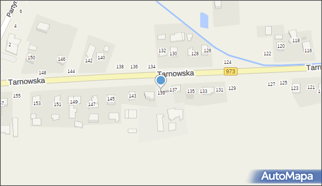 Łęg Tarnowski, Tarnowska, 139, mapa Łęg Tarnowski