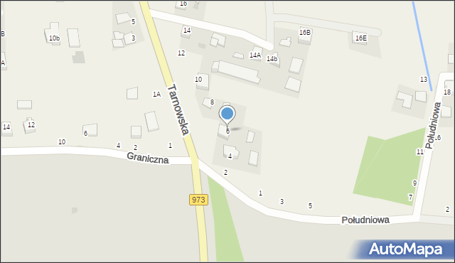 Łęg Tarnowski, Tarnowska, 6, mapa Łęg Tarnowski