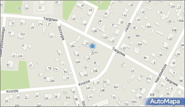 Legionowo, Targowa, 21, mapa Legionowo