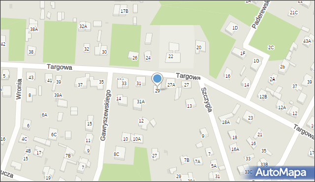 Legionowo, Targowa, 29, mapa Legionowo