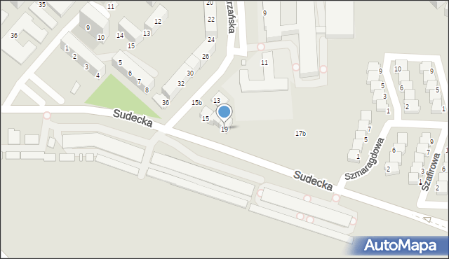 Legnica, Tatrzańska, 19, mapa Legnicy