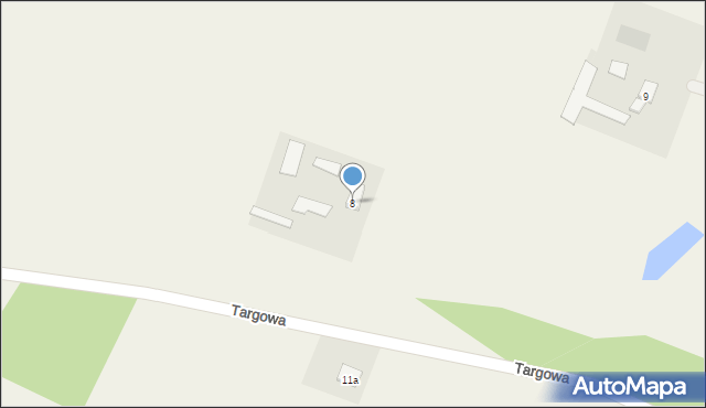 Lniano, Targowa, 8, mapa Lniano