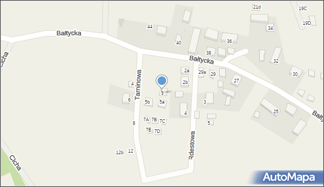 Lubiatowo, Tarninowa, 3, mapa Lubiatowo