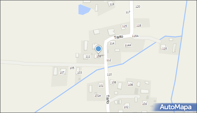 Luszowice, Tarło Zygmunta, 109, mapa Luszowice