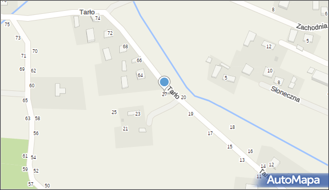 Luszowice, Tarło Zygmunta, 27, mapa Luszowice