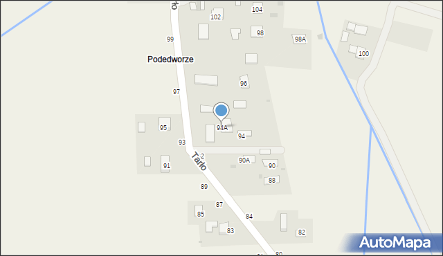 Luszowice, Tarło Zygmunta, 94A, mapa Luszowice