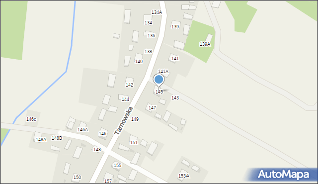 Luszowice, Tarnowska, 145, mapa Luszowice